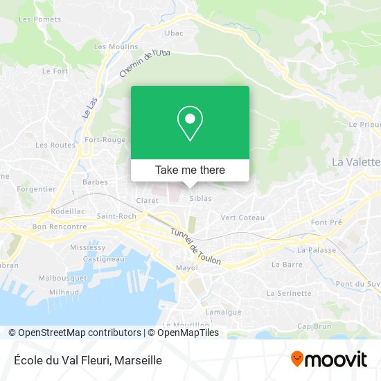 École du Val Fleuri map