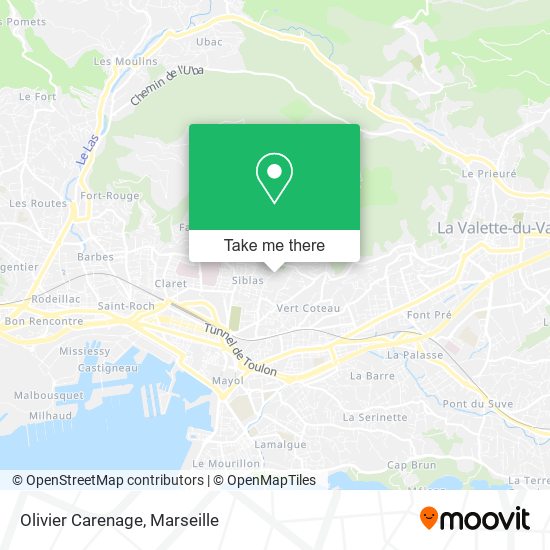 Olivier Carenage map