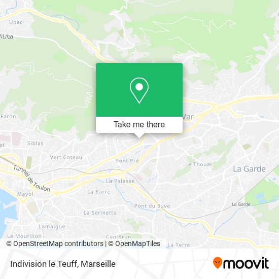 Indivision le Teuff map