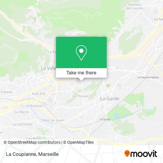 La Coupianne map