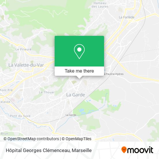 Hôpital Georges Clémenceau map