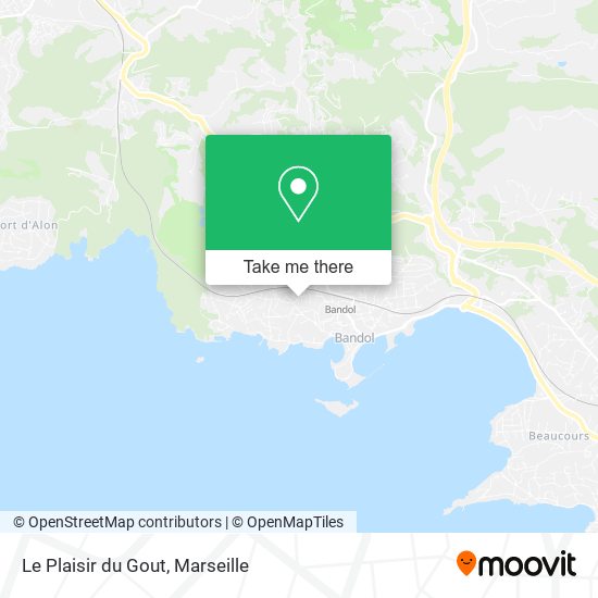 Le Plaisir du Gout map