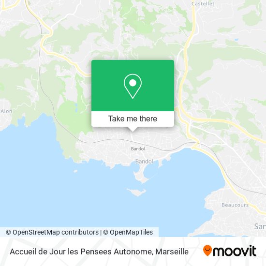 Accueil de Jour les Pensees Autonome map