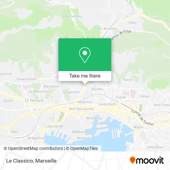 Le Classico map