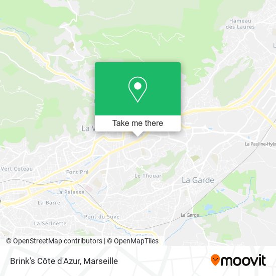 Brink's Côte d'Azur map
