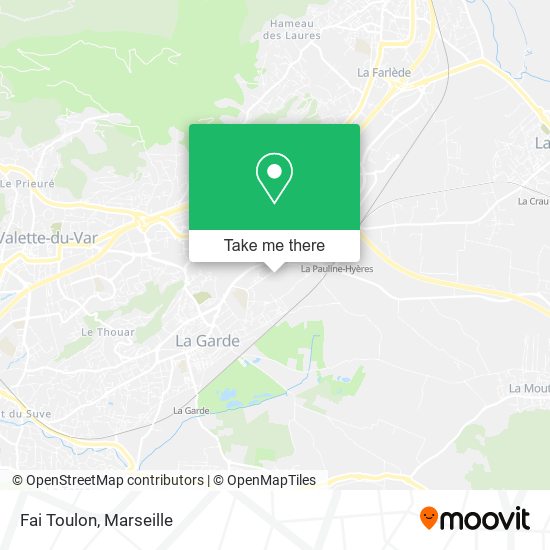 Fai Toulon map