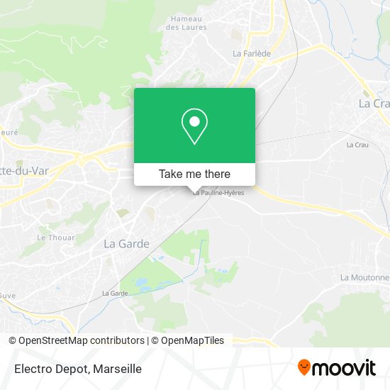 Electro Depot map