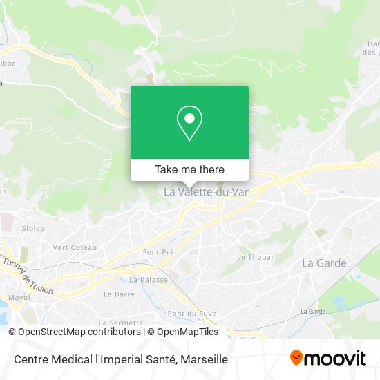 Centre Medical l'Imperial Santé map