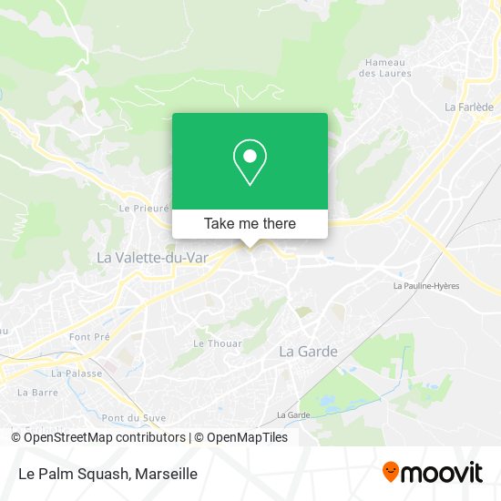 Le Palm Squash map