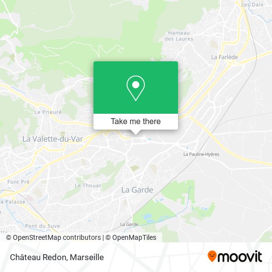 Château Redon map
