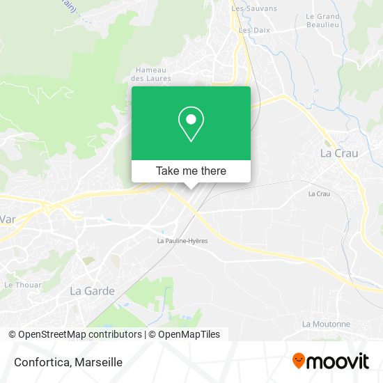 Confortica map