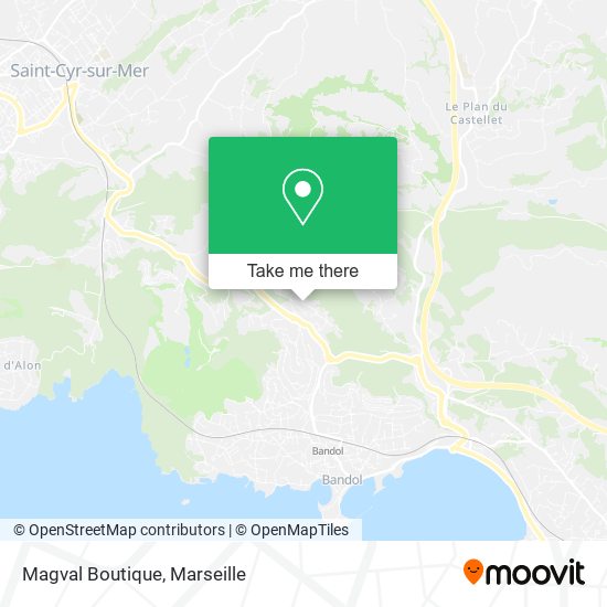 Magval Boutique map