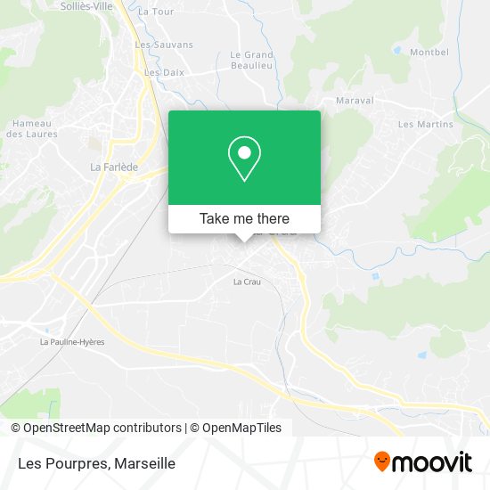 Les Pourpres map