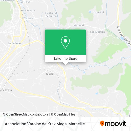 Association Varoise de Krav Maga map