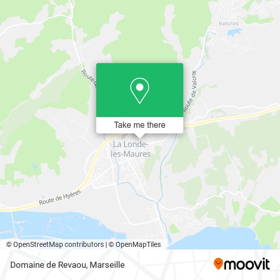 Domaine de Revaou map