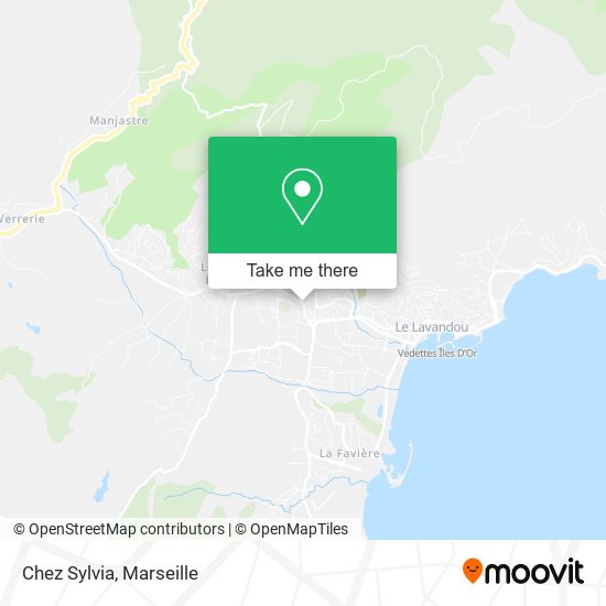 Chez Sylvia map