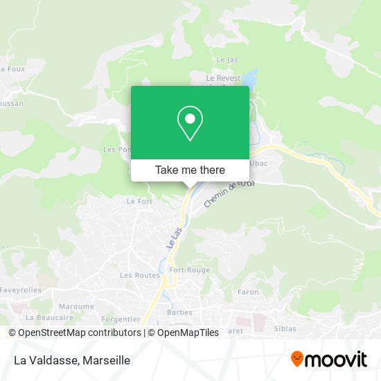La Valdasse map