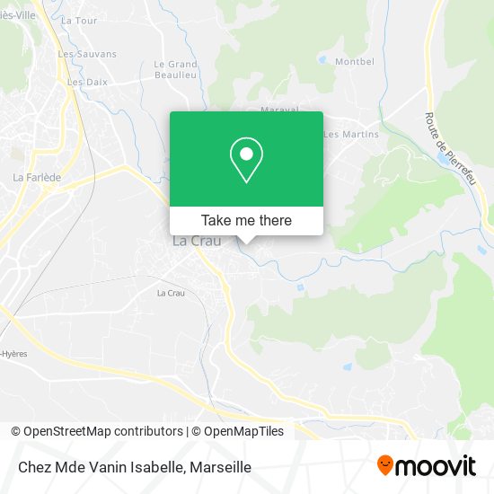 Chez Mde Vanin Isabelle map