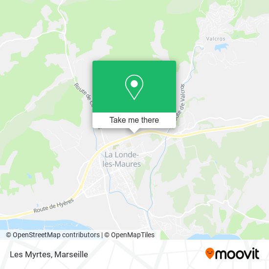 Les Myrtes map