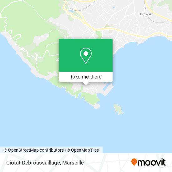 Mapa Ciotat Débroussaillage