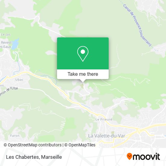Les Chabertes map