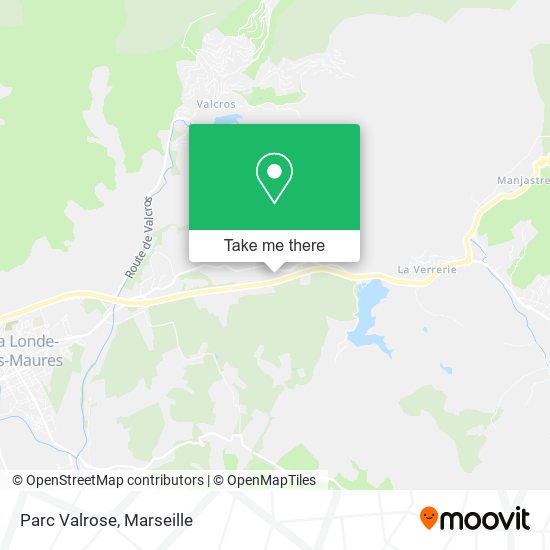 Parc Valrose map