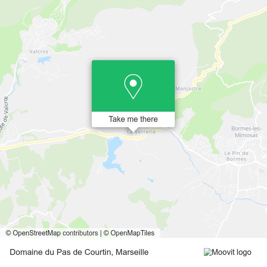 Domaine du Pas de Courtin map