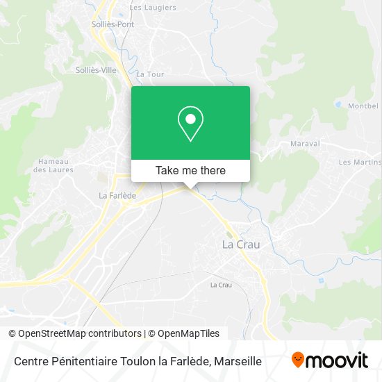 Centre Pénitentiaire Toulon la Farlède map