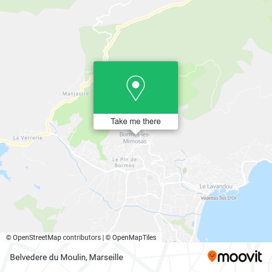 Belvedere du Moulin map