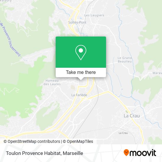Toulon Provence Habitat map
