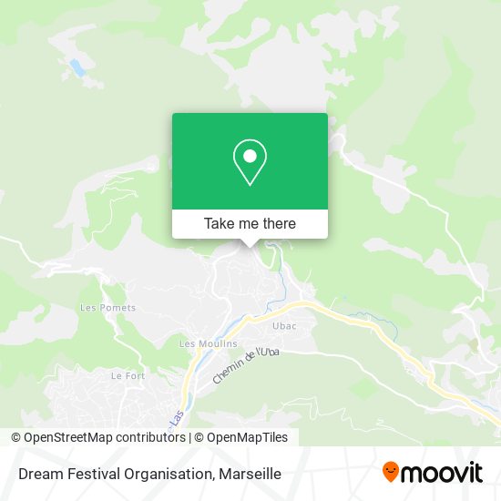 Mapa Dream Festival Organisation