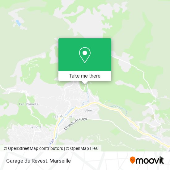 Garage du Revest map