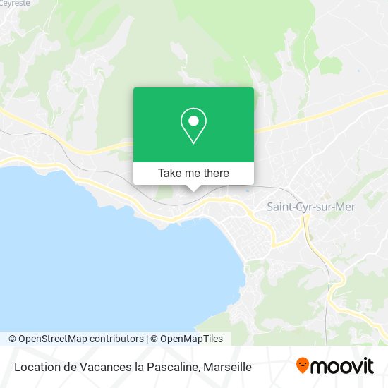 Location de Vacances la Pascaline map