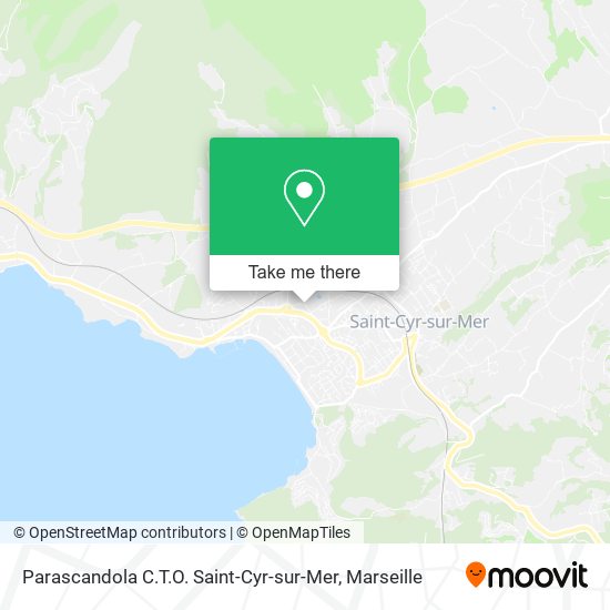 Parascandola C.T.O. Saint-Cyr-sur-Mer map