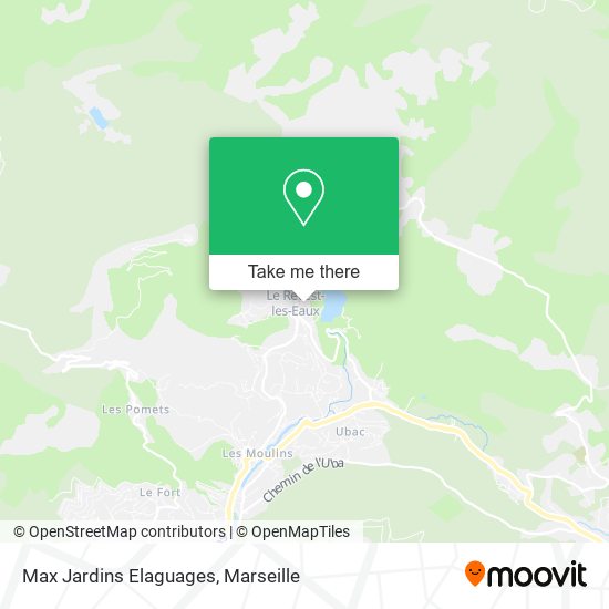 Max Jardins Elaguages map