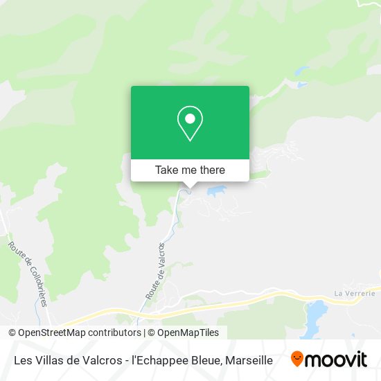 Les Villas de Valcros - l'Echappee Bleue map