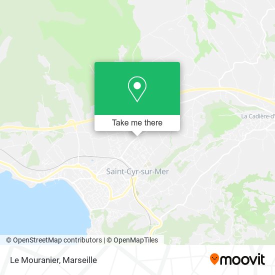 Le Mouranier map