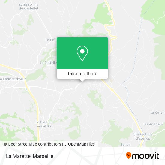 La Marette map