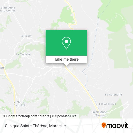 Clinique Sainte Thérèse map