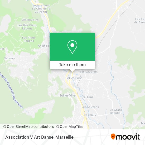 Association V Art Danse map