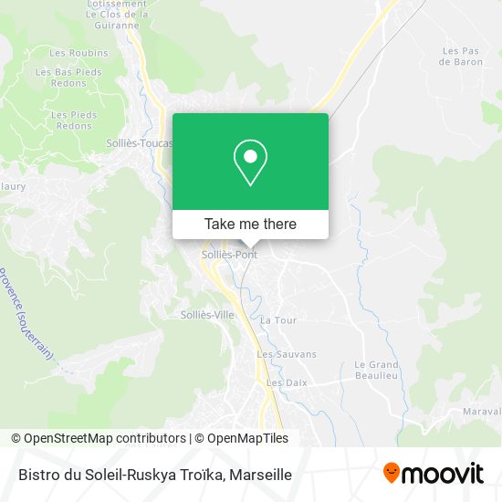 Bistro du Soleil-Ruskya Troïka map