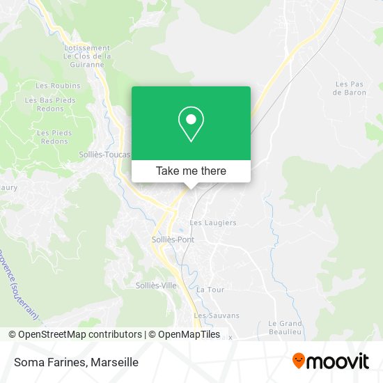 Soma Farines map