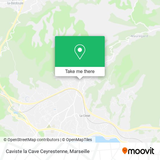 Mapa Caviste la Cave Ceyrestenne