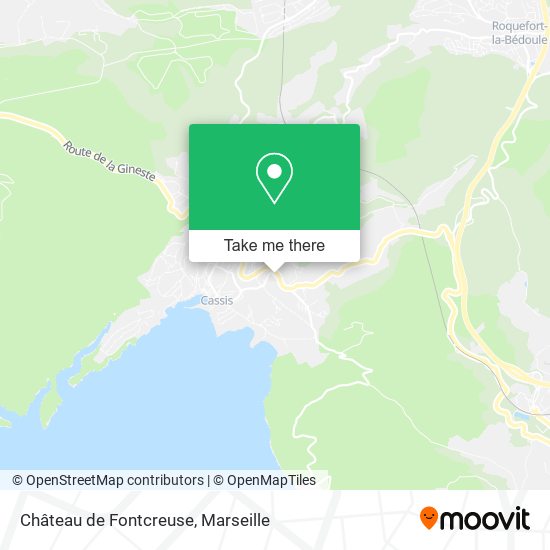 Château de Fontcreuse map