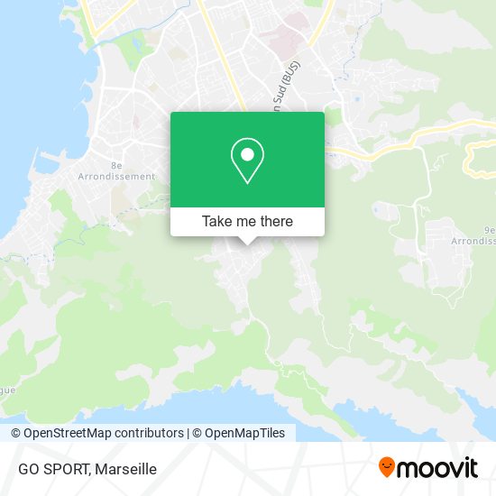 GO SPORT map