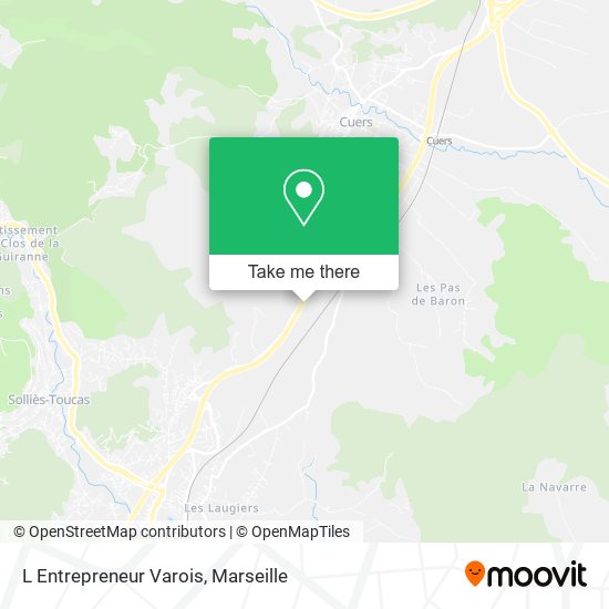 L Entrepreneur Varois map