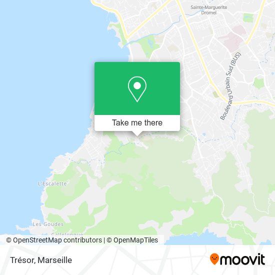 Trésor map