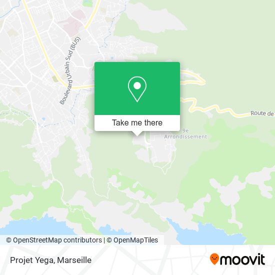 Projet Yega map