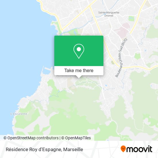 Résidence Roy d'Espagne map