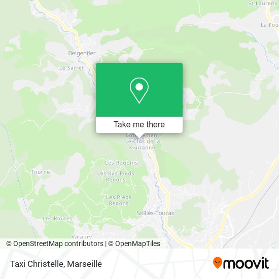Taxi Christelle map